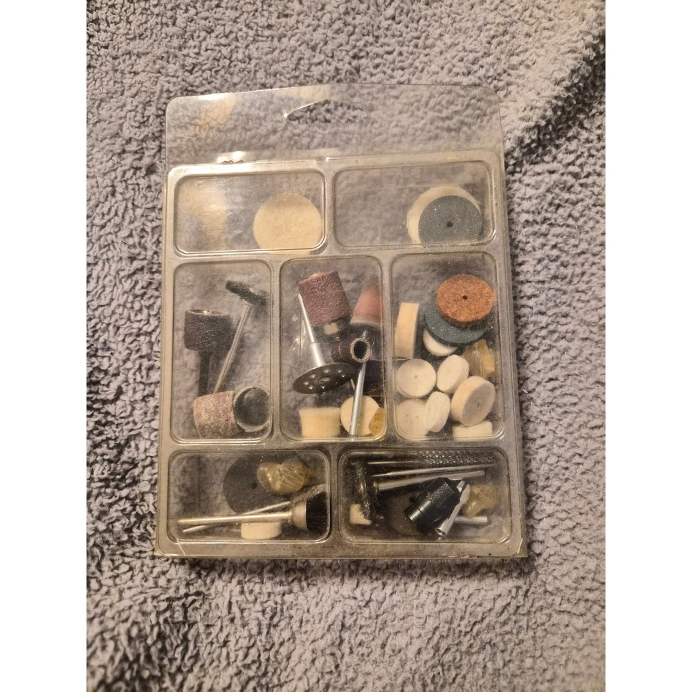 Rotary Tool Accessory Kit Grinding Sanding Polishing Bits with Organizer Case